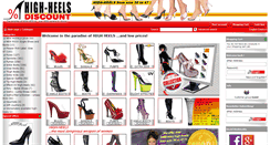 Desktop Screenshot of high-heels-discount.de